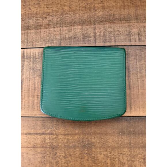 Louis Vuitton Coin Purse Wallet Epi Leather Mens Womens Made in Spain Monogram - Picture 2 of 10
